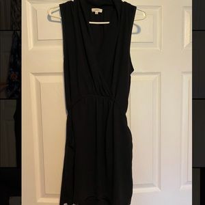 Modest black Aritzia low neck dress